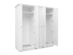 Roupeiro 187x200x67 cm branco