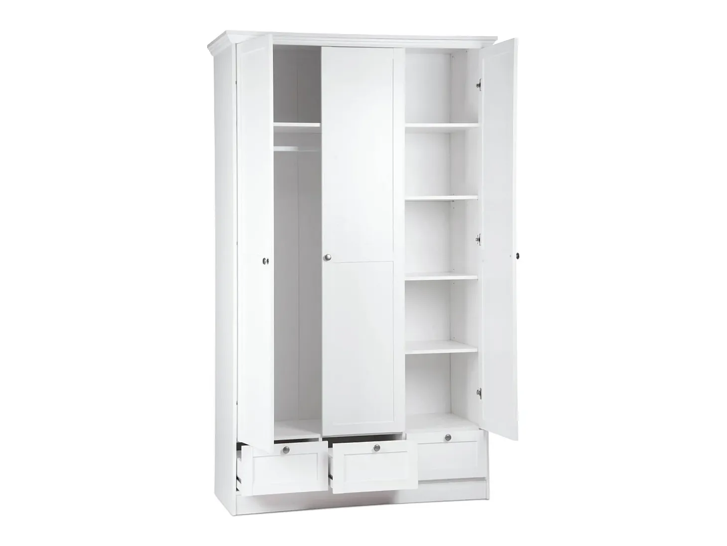 Roupeiro 120x200x51 cm branco