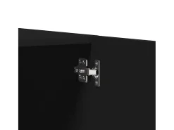 Roupeiro 80x52x180 cm derivados de madeira preto