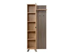 Roupeiro 80x190x37 cm madeira carvalho natural