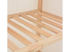 Roupeiro 79x40x170 cm tecido branco