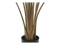 Árvore artificial bananeira com vaso C60 x L60 x A160 cm dourado - NENDAZ