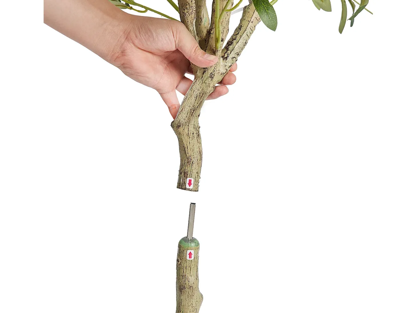Árvore Artificial SucceBuy 179 cm, Planta Artificial PE, para Casa Escritório Centros Comerciais Interior Exterior