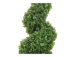 Árvore artificial SucceBuy Árvore Topiária Espiral Artificial de 1,2 m, Planta Artificial Resistente Aos Raios UV, Decoração para Casa Interior/Exterior