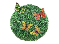 Árvore artificial SucceBuy Bola Topiária Artificial de 40 cm, Plantas Verdes Artificiais para Decoração Interior/Exterior