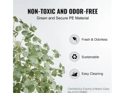 Árvore Artificial SucceBuy 181 cm, Planta Artificial PE, para Casa Escritório Centros Comerciais Interior Exterior