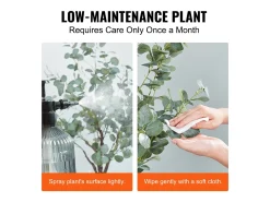 Árvore Artificial SucceBuy 181 cm, Planta Artificial PE, para Casa Escritório Centros Comerciais Interior Exterior