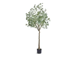 Árvore Artificial SucceBuy 181 cm, Planta Artificial PE, para Casa Escritório Centros Comerciais Interior Exterior