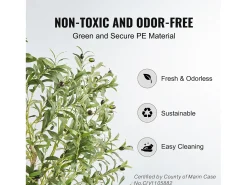 Árvore Artificial SucceBuy 155 cm, Planta Artificial PE, para Casa Escritório Centros Comerciais Interior Exterior
