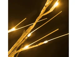 Árvore c/ 672 luzes LED 400 cm bétula branco quente