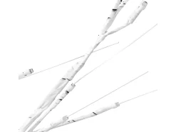 Árvore c/ 672 luzes LED 400 cm bétula branco quente