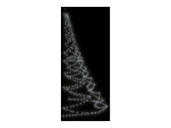 Árvore de Natal parede 720 luzes LED 5 m int/ext branco frio