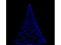 Árvore de Natal parede 720 luzes LED 5 m int/ext azul