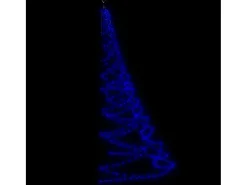 Árvore de Natal parede 720 luzes LED 5 m int/ext azul
