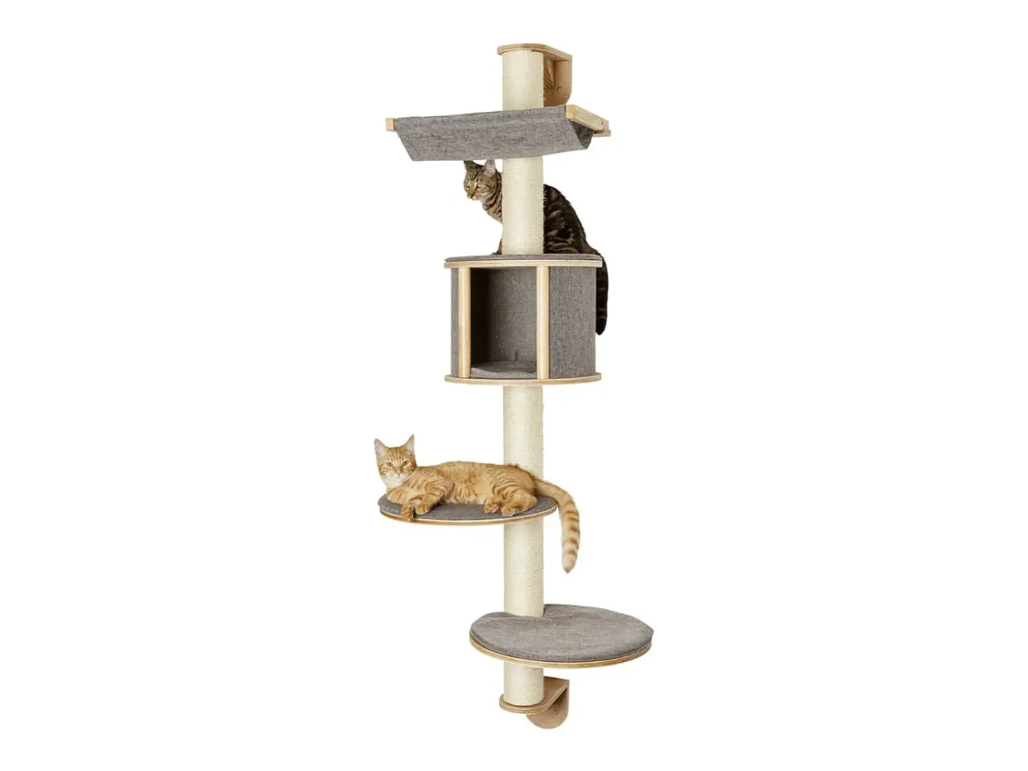 Árvore de parede para gatos Dolomit Tofana cinzento 168 cm 81540