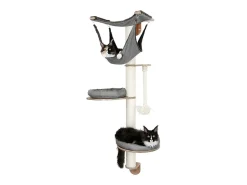 Árvore de parede para gatos Dolomit 2.0 Tofana cinza 160cm 81545