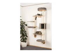Árvore de parede para gatos Dolomit XL Tofana cinza 185 cm 81541