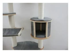 Árvore de parede para gatos Dolomit XL Tofana cinza 185 cm 81541