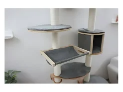 Árvore de parede para gatos Dolomit XL Tofana cinza 185 cm 81541