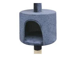 Árvore p/ gatos c/ postes arranhadores sisal 125 cm azul escuro