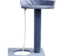 Árvore p/ gatos c/ postes arranhadores sisal 150 cm azul escuro