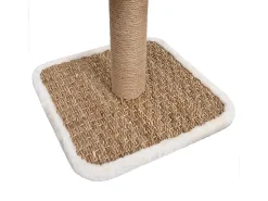 Árvore p/ gatos c/ túnel superior e brinquedo 49cm erva marinha