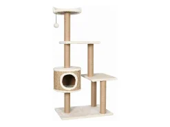 Árvore para gatos c/ postes arranhadores 123 cm erva marinha