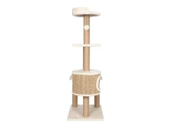 Árvore para gatos c/ postes arranhadores 123 cm erva marinha