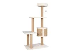 Árvore para gatos c/ postes arranhadores 123 cm erva marinha