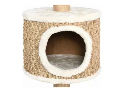 Árvore para gatos c/ postes arranhadores 123 cm erva marinha