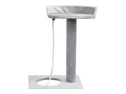 Árvore para gatos c/ postes arranhadores sisal 150 cm cinzento