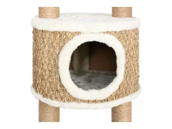 Árvore para gatos c/ postes arranhadores 126 cm erva marinha