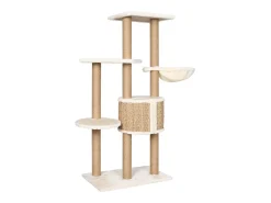 Árvore para gatos c/ postes arranhadores 126 cm erva marinha