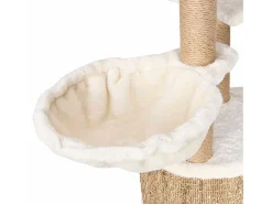 Árvore para gatos c/ postes arranhadores 126 cm erva marinha