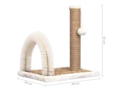 Árvore para gatos com arco estilo escova e poste arranhador