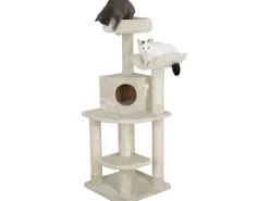 Árvore para gatos de canto Zirkonia 130 cm cor creme