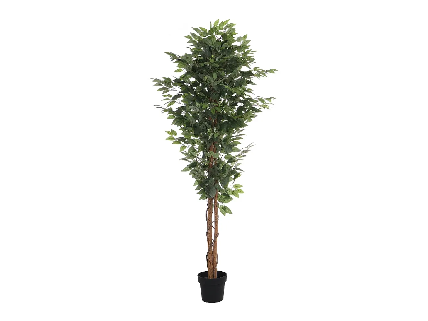 Árvore, planta, arbusto artificial fícus A. 180 x L. 60 cm verde - VALOPA