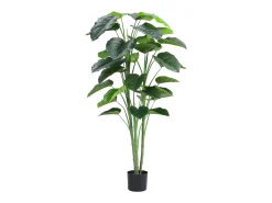 Árvore, planta, arbusto artificial folha de taro A.160 x L.60 cm verde - BAJA