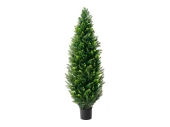 Árvores Artificiais, SucceBuy, Pacote de 2 Á‌rvores Topiárias Artificiais de Cedro de 120 CM, Resistentes aos Raios UV para Decoração Interior/Exterior
