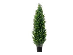 Árvores Artificiais, SucceBuy, Pacote de 2 Á‌rvores Topiárias Artificiais de Cedro de 120 CM, Resistentes aos Raios UV para Decoração Interior/Exterior
