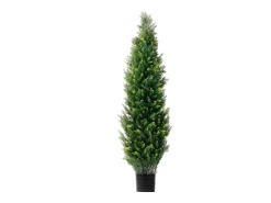Árvores Artificiais, SucceBuy, Pacote de 2 Á‌rvores Topiárias Artificiais de Cedro de 150 CM, Resistentes aos Raios UV para Decoração Interior/Exterior
