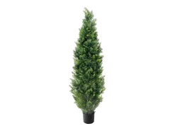 Árvores Artificiais, SucceBuy, Pacote de 2 Á‌rvores Topiárias Artificiais de Cedro de 150 CM, Resistentes aos Raios UV para Decoração Interior/Exterior