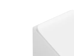 Sanita suspensa em cerâmica branco fosco sem rebordo C51,5 x A34 cm CLEMONA