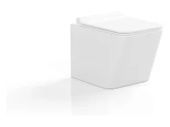 Sanita suspensa em cerâmica branco sem borda interna C51,5 x A34 cm CLEMONA