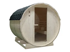 Sauna de exterior 6 lugares, C185 x L220 x A190 cm, ISOKYRO