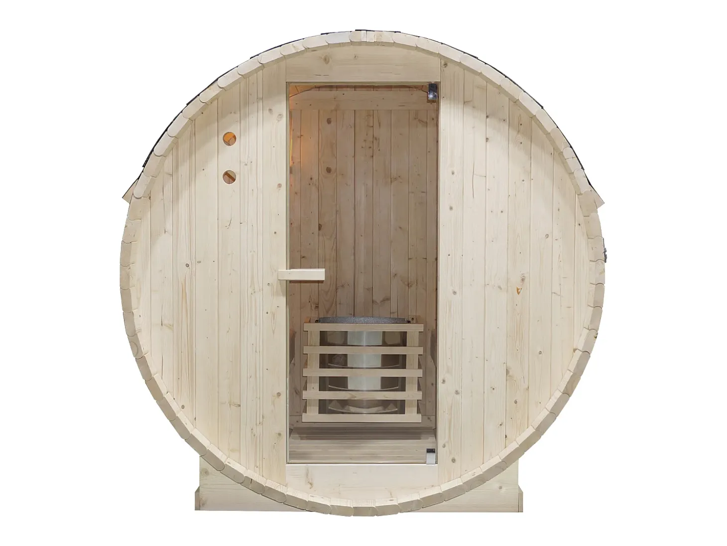 Sauna de exterior 6 lugares, C185 x L220 x A190 cm, ISOKYRO