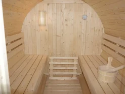 Sauna de exterior 6 lugares, C185 x L220 x A190 cm, ISOKYRO