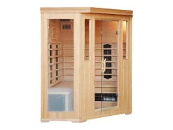 Sauna Infravermelha de Luxo 3/4 Lugares com Acessórios e Cromoterapia