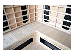 Sauna Infravermelha de Luxo 3/4 Lugares com Acessórios e Cromoterapia