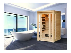 Sauna Infravermelha de Luxo 3/4 Lugares com Acessórios e Cromoterapia